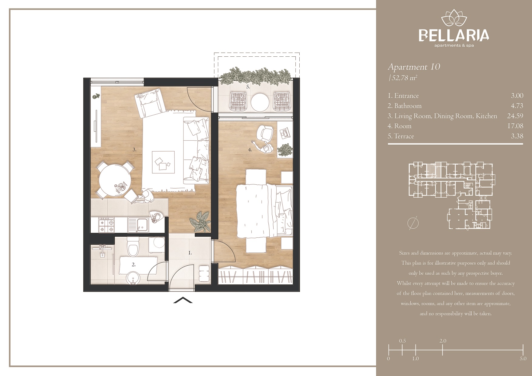 ONE BEDROOM